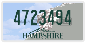 4723494  license plate in NH