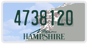 4738120  license plate in NH