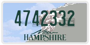 4742332  license plate in NH