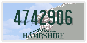 4742906  license plate in NH