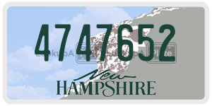 4747652  license plate in NH