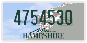 4754530  license plate in NH