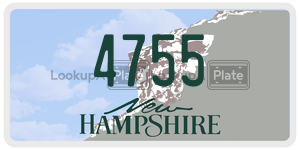 4755  license plate in NH