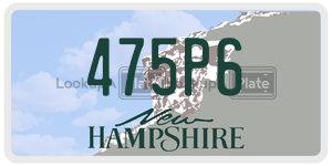 475P6  license plate in NH