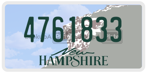 4761833  license plate in NH