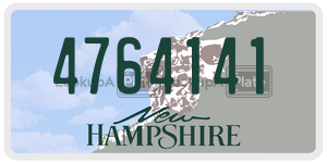 4764141  license plate in NH