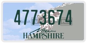 4773674  license plate in NH