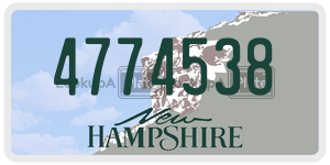 4774538  license plate in NH