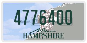 4776400  license plate in NH