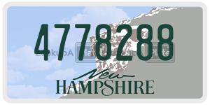 4778288  license plate in NH