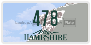 478  license plate in NH