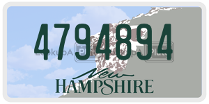 4794894  license plate in NH