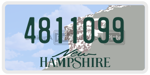 4811099  license plate in NH