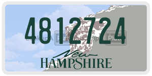 4812724  license plate in NH