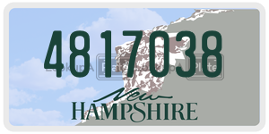 4817038  license plate in NH