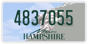 4837055 license plate in New Hampshire