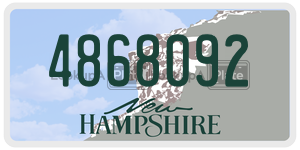 4868092  license plate in NH