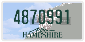 4870991  license plate in NH