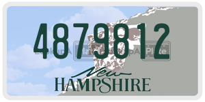 4879812  license plate in NH