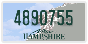 4890755  license plate in NH