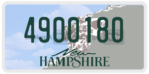 4900180  license plate in NH