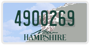 4900269  license plate in NH