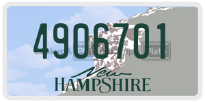 4906701  license plate in NH