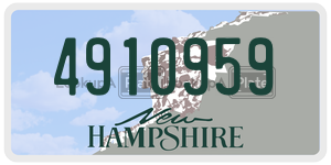 4910959  license plate in NH