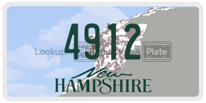 4912  license plate in NH