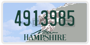 4913985  license plate in NH