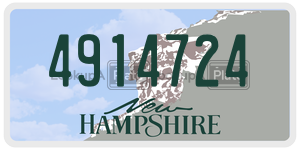 4914724  license plate in NH