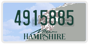 4915885  license plate in NH