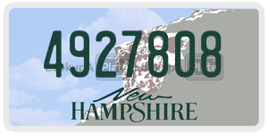 4927808 license plate in New Hampshire