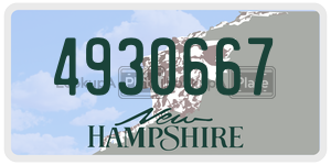 4930667  license plate in NH