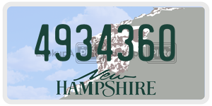 4934360  license plate in NH
