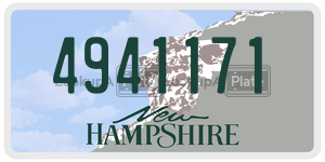 4941171  license plate in NH