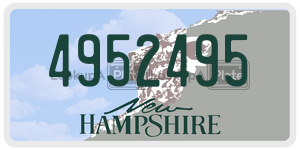 4952495  license plate in NH