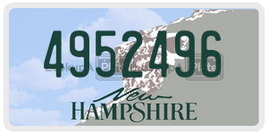 4952496  license plate in NH