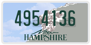 4954136  license plate in NH