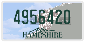 4956420 license plate in New Hampshire