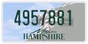 4957881  license plate in NH