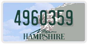 4960359 license plate in New Hampshire