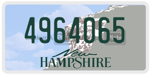 4964065  license plate in NH