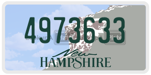 4973633  license plate in NH