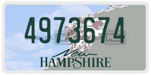 4973674  license plate in NH
