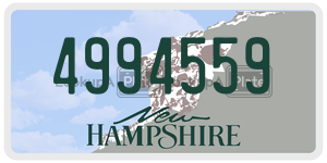 4994559 license plate in New Hampshire