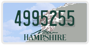 4995255  license plate in NH