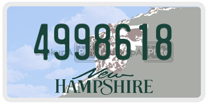 4998618  license plate in NH