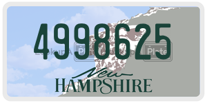 4998625  license plate in NH