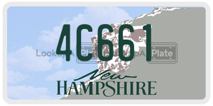 4C661  license plate in NH
